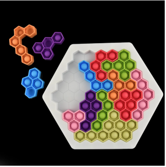 PUSH POP BUBBLE BLOCK GAME 19cm